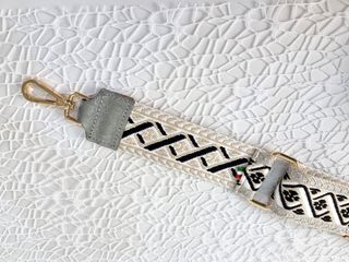 Correa para Bolso Oro-Piel - Negro-Plata-Blanco