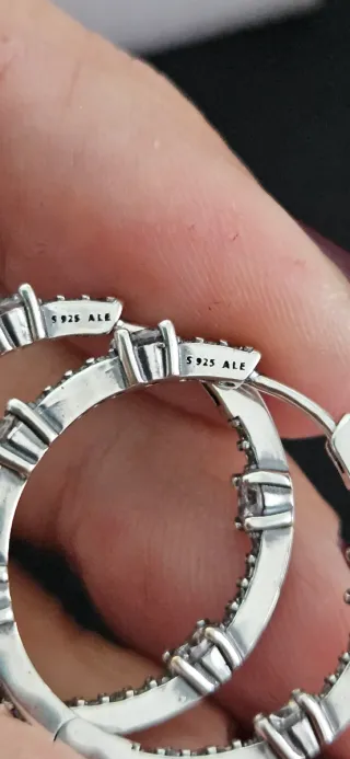 Pendientes Pandora Plata Circonitas