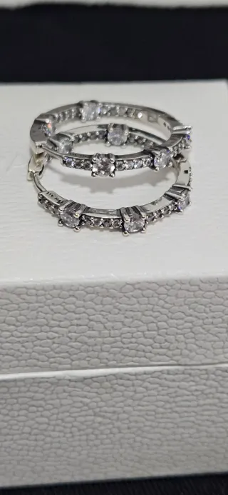 Pendientes Pandora Plata Circonitas