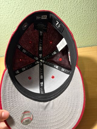 Gorra New Era 59FIFTY Talla 7 1/4 Roja