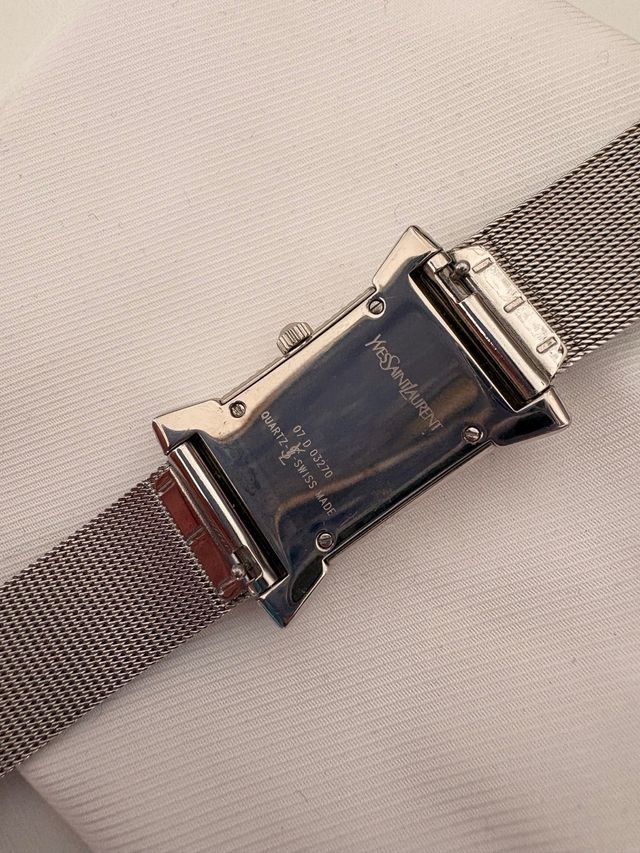 Orologio Yves Saint Laurent donna quadrante bianco