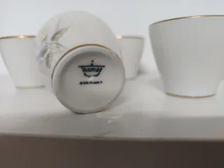 Porcellana fine tedesca - 6 tazze