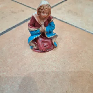 Personaggio presepe ceramica