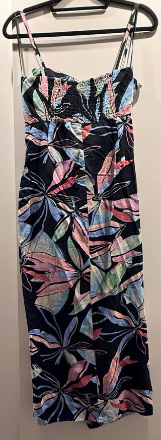 Vestido Zara Estampado Floral Midi