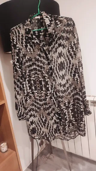 Camisa Vestido Estampado