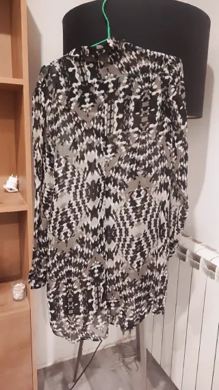 Camisa Vestido Estampado