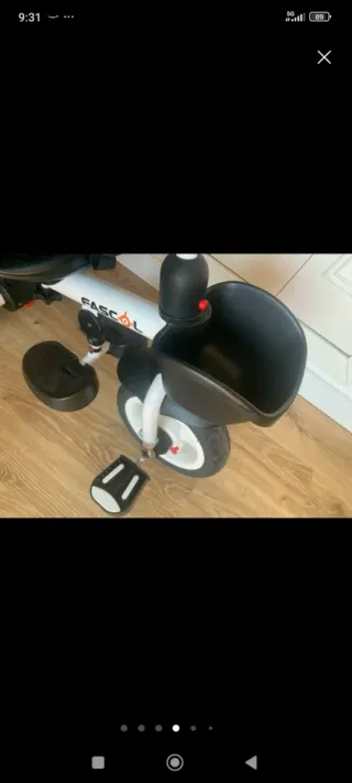 Triciclo paseo infantil