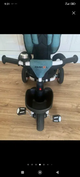 Triciclo paseo infantil