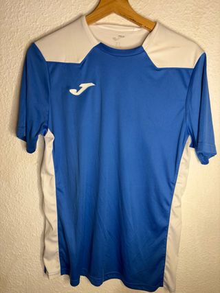 Camiseta Joma Azul y Blanca Talla S