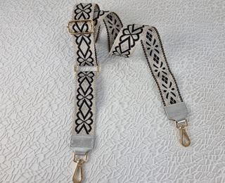 Correa para Bolso Oro-Piel - Negro-Plata-Beige