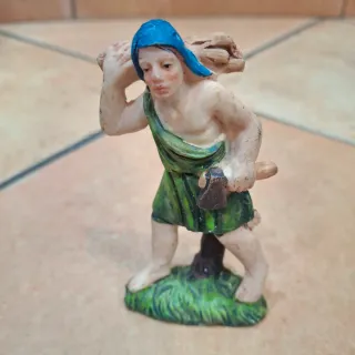 Personaggio presepe con fascina