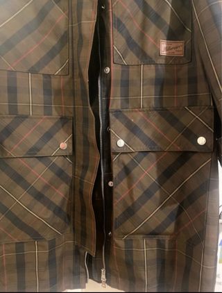 Parka Bimba y Lola cuadros marrón