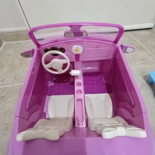 Coche rosa para muñecas tipo Nancy
