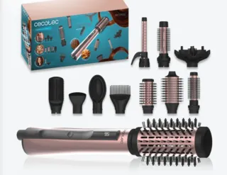 Cepillo Cecotec Rosa y Negro