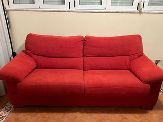 Conjunto Sofás 3+2 Plazas Rojo