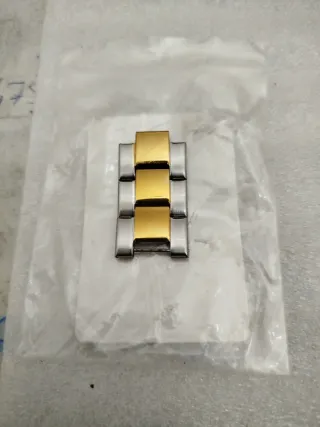 Orologio Uomo(Nuovo) oro/acciaio inox.Confezione.