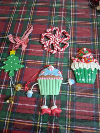 Lotto 5 appendini Natale