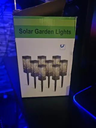 6 Luces Solares Jardín