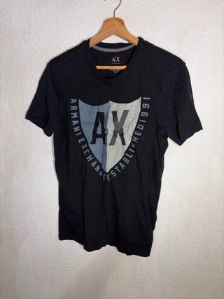 Camiseta Armani Exchange AX Negra Talla S