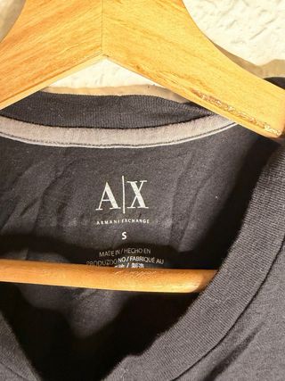 Camiseta Armani Exchange AX Negra Talla S