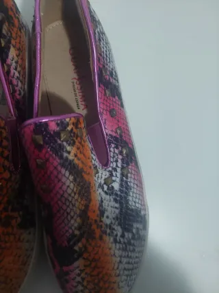 Alpargatas con estampado de serpiente