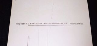 Postal Telefunken: Migueli FC Barcelona