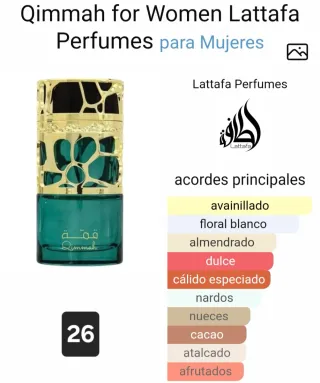 Perfume Lattafa Qimmah para Mujer