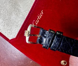 Reloj Cartier Tank Must De Vintage Negro/Oro