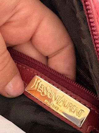 Borsa tracolla Yves Saint Laurent rossa