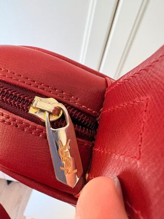 Borsa tracolla Yves Saint Laurent rossa