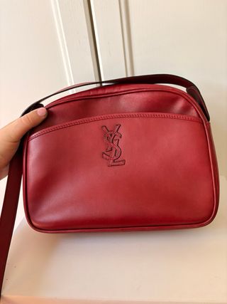 Borsa tracolla Yves Saint Laurent rossa