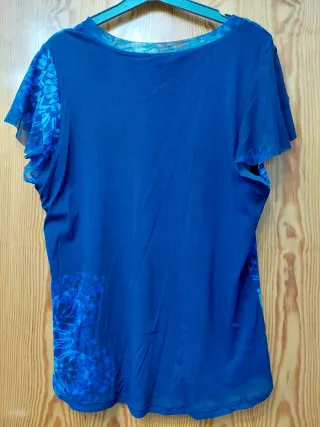 Blusa Desigual Azul Talla XL