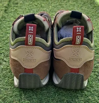 Zapatillas Munich UM Marrón/Rojo