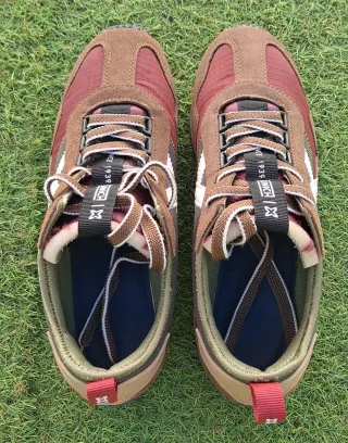 Zapatillas Munich UM Marrón/Rojo