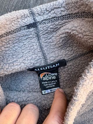 Sudadera Polar Lowe Alpine Talla M Gris
