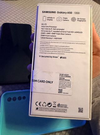 Samsung Galaxy A50 128GB Negro Multicolor