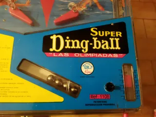 Pinball Rima Antiguo Colección con 4 palas flipper