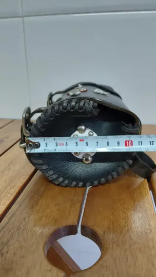 Rulo artesanal cuero negro