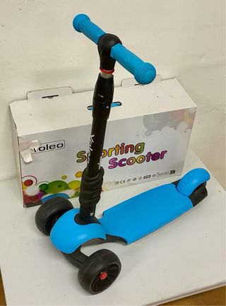 Patinete infantil 3 ruedas azul