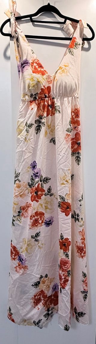 Vestido largo floral verano