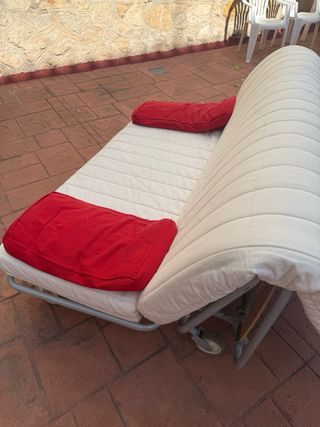 Divano letto IKEA PS Rosso (e bianco)