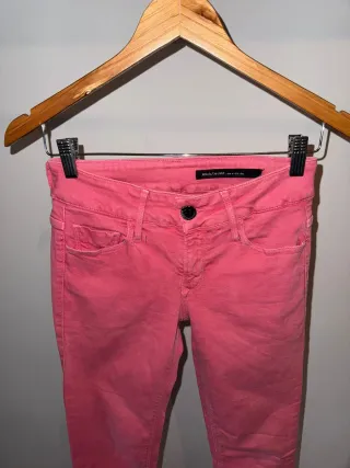 Vaqueros Vintage Dressing Rosas XS