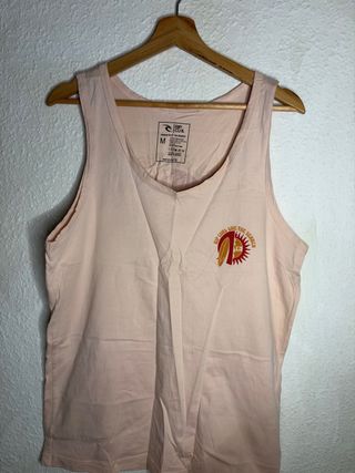 Camiseta sin mangas Rip Curl rosa talla M
