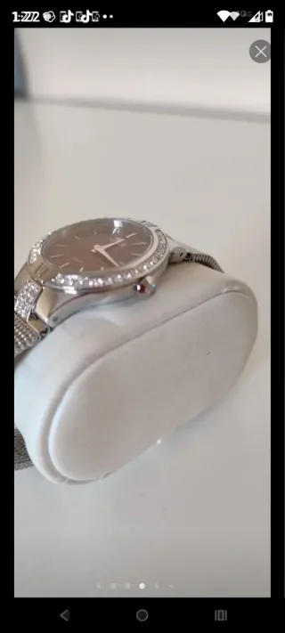 Lotus Reloj Mujer Morado y Plateado