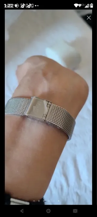 Lotus Reloj Mujer Morado y Plateado