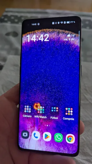 Oppo Find X5 Nero con scatola e caricatore da 80w