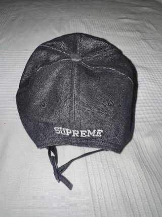 Gorra Supreme Negra autentica