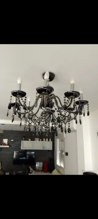 Lámpara de diseño cristal