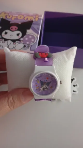 Conjunto Kuromi Morado y Blanco