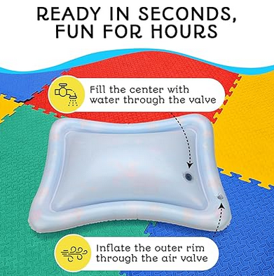 Alfombra de agua para bebé